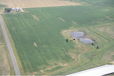 Bakerlads constructed wetland”, aerial photo July 14, 2018 by ECCSCM:Lighthawk.