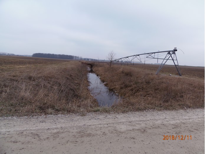 Rice Lake Drain is immediately downstream of the Hoffland application above.
